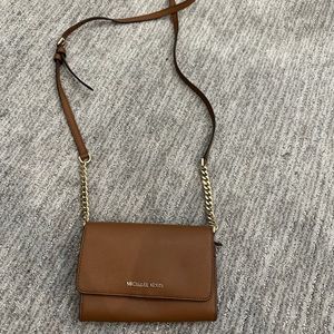 Tan Michael Kors crossbody